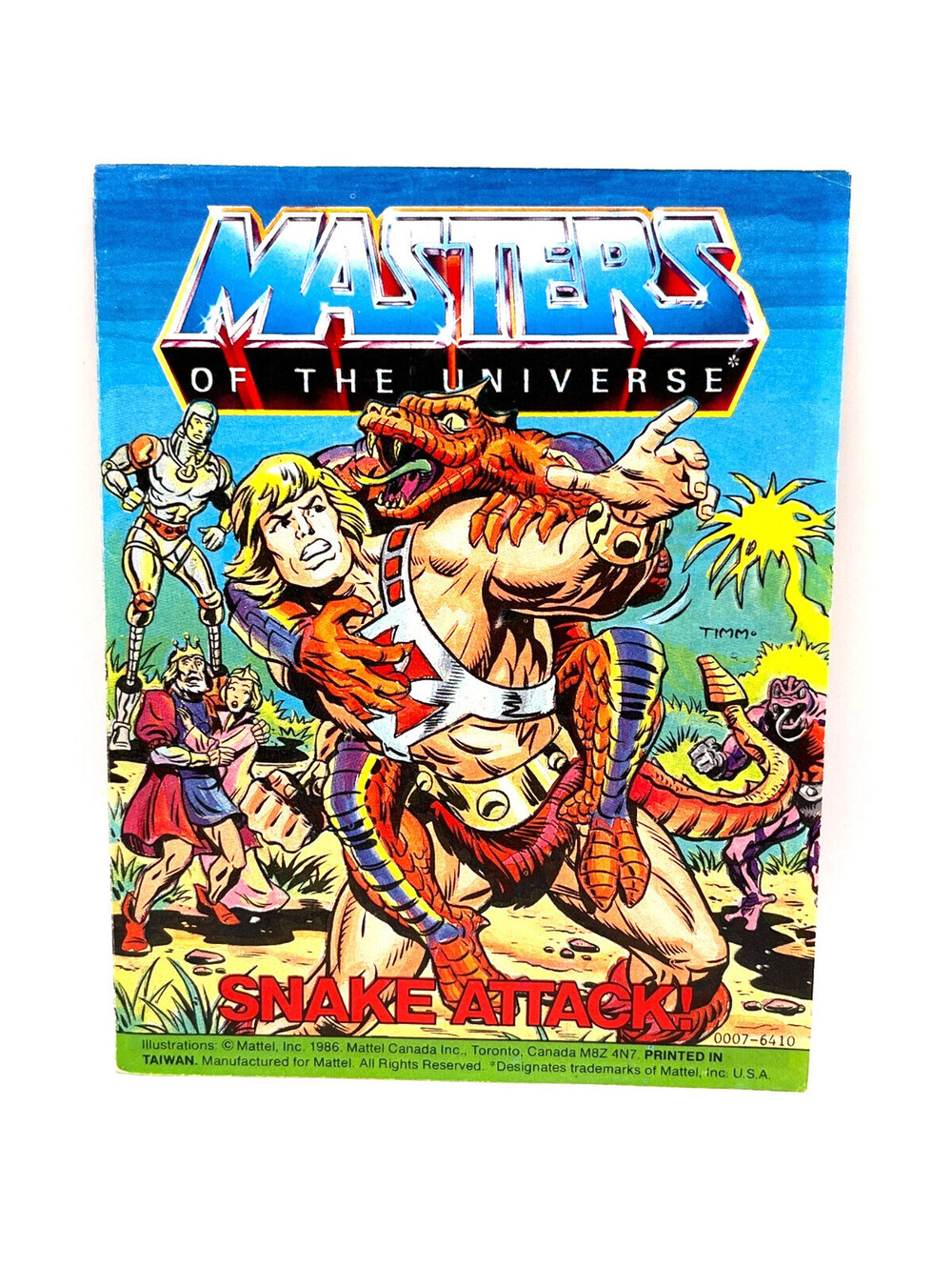 Masters of the Universe - Snake Attack - Mini Comic - Vintage 1986 Mattel
